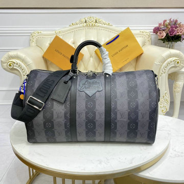 ルイヴィトン LOUISVUITTON 057-M40560TK　2021年最新入荷 キーポル バンドリエール 50 トラベルバッグ ダッフルバッグ 旅行かばん ボストンバッグ