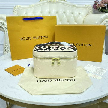 ルイヴィトン LOUISVUITTON 057-M45850　2021年最新入荷 ニース ミニ ハンドバッグ バニティ 化粧箱 トラベル アクセサリー モノグラムキャンパス