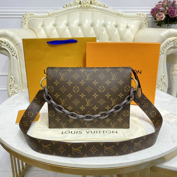 ルイヴィトン LOUISVUITTON 057-M47542LL　2021年最新入荷 チェーンポーチ ショルダーバッグ レディースかばん モノグラムキャンパス