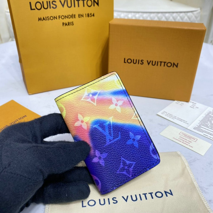 ルイヴィトン LOUISVUITTON 057-M80956　2021年最新入荷 オーガナイザー ドゥ ポッシュ パスポートケース カードケース モノグラムキャンパス