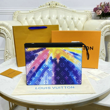 ルイヴィトン LOUISVUITTON 057-M61692J　2021年最新入荷 ポシェット ヴォワヤー 手持ちかばん ポーチ クラッチバッグ セカンドバッグ メンズ モノグラムキャンパス