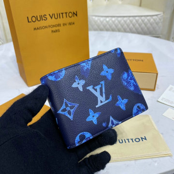 ルイヴィトン LOUISVUITTON 057-M80464　2021年最新入荷 ポルトフォイユ スレンダー 二つ折り短財布 ショートウォレット 札入れ カードポケット モノグラムキャンパス