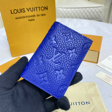 ルイヴィトン LOUISVUITTON 057-M80585　2021年最新入荷 オーガナイザー ドゥ ポッシュ パスポートケース カードケース トリヨンレザー