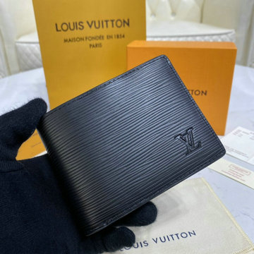 ルイヴィトン LOUISVUITTON 057-M80771　2021年最新入荷 ポルトフォイユ ミュルティプル 二つ折り短財布 ショートウォレット 札入れ カードポケット