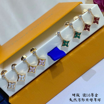 ルイヴィトン LOUISVUITTON JS-LVEH21004　2021年最新入荷 ピュス スター ブロッサム BB ピアス イヤリング アクセサリー オニキス ダイヤモンド