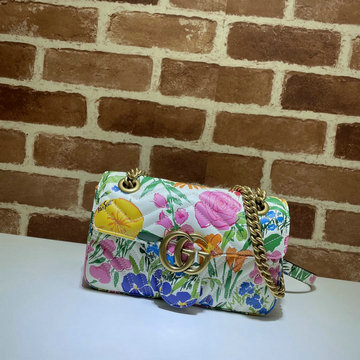 商品名称：グッチ GUCCI 057-GG446744HB　2021年最新入荷 GGマーモント ミニ キルティング 斜め掛け ショルダーバッグ クロスボディバッグ チェーンバッグ レディースかばん