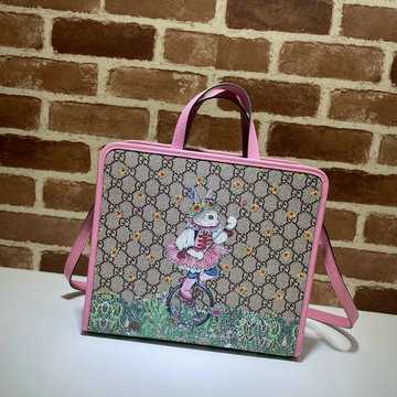 商品名称：グッチ GUCCI 057-GG605614DF　2021年最新入荷 チルドレンズ ウサギ プリント トップハンドルバッグ トートバッグ ハンドバッグ レディースかばん