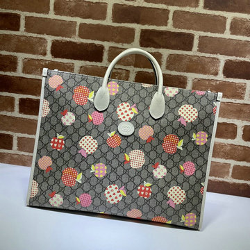 商品名称：グッチ GUCCI 057-GG659980　2021年最新入荷 グッチ レ ポム スモール トートバッグ トップハンドルバッグ ハンドバッグ ショッピングバッグ アップル プリント入り