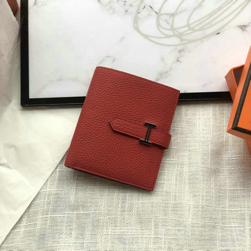エルメスHERMES 3589-HES20003LRD  2021最新入荷 ベアン 二つ折り短財布 ショートウォレット 札入れ 小銭入れ カードケース トリヨン