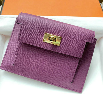 商品名称：エルメスHERMES 2021最新入荷 ケリー ポケット コンパクト 二つ折り短財布 ウォレット 手持ちかばん 小銭入れ ヴォーエプソン