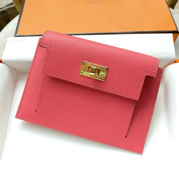 商品名称：エルメスHERMES 3589-HES20006JCF 2021最新入荷 ケリー ポケット コンパクト 二つ折り短財布 ウォレット 手持ちかばん 小銭入れ ヴォーエプソン
