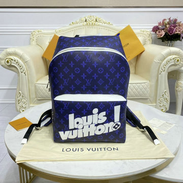 ルイヴィトン LOUISVUITTON 057-M45879　2021年最新入荷 ディスカバリー バックパック PM メンズ リュックサック リュック ウォーターカラー モノグラム キャンパス