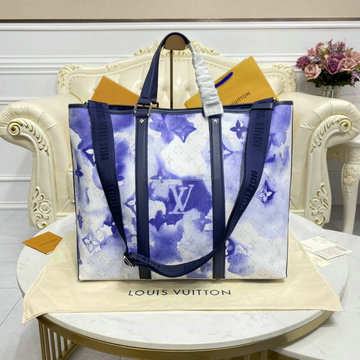 商品名称：ルイヴィトン LOUISVUITTON 057-M45755　2021年最新入荷 ウィークエンド トート GM トートバッグ ハンドバッグ ショルダーバッグ レディースかばん ウォーターカラー