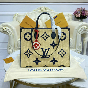ルイヴィトン LOUISVUITTON 057-M57644L　2021年最新入荷 オンザゴーGM ハンドバッグ トートバッグ ママバッグ ショッピングバッグ レディースかばん テキスタイル