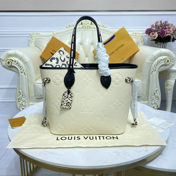 ルイヴィトン LOUISVUITTON 057-M58525　2021年最新入荷 ネヴァーフル MM トートバッグ ハンドバッグ ショッピングバッグ レディースかばん モノグラム アンプラント