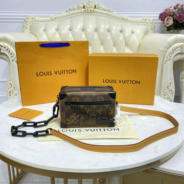 ルイヴィトン LOUISVUITTON 057-N60394　2021年最新入荷 ミニ ソフトトランク 斜め掛け ショルダーバッグ クロスボディバッグ キャリーバッグ モノグラムキャンパス