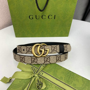 グッチ GUCCI 057-GG659418　2021年最新入荷 GGマーモント〕リバーシブル スリムベルト カーフレザー