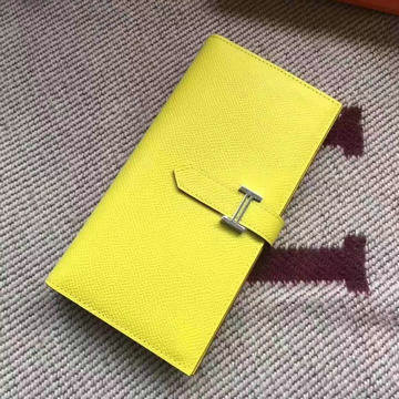 商品名称：エルメスHERMES 063-HE012SYYL　2021最新入荷 ベアン ロングウォレット 二つ折り長財布 札入れ カードポケット付き 小銭入れ コインケース