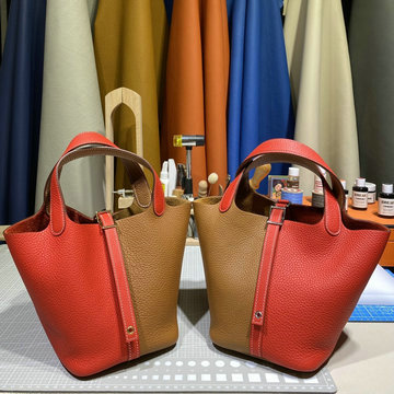 エルメス HERMES 3589-HPT0026PLRT  2021年最新入荷 ピコタン バケットバッグ トートバッグ ハンドバッグ ショッピングバッグ レディースかばん トリヨン
