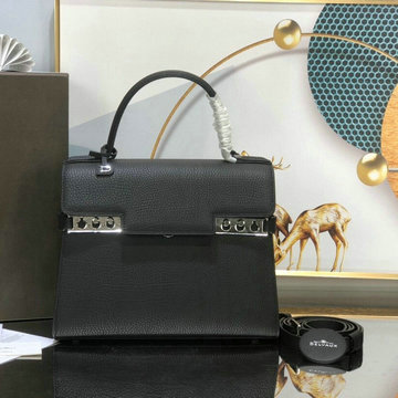デルヴォー Delvaux 99-DE0028LYBK　2021年最新入荷 tempete MM トップハンドルバッグ トートバッグ 2way ショルダーバッグ カーフレザー レディースかばん