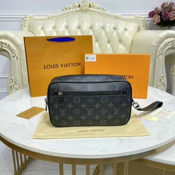 ルイヴィトン LOUIS VUITTON 057-M42838K　2020年最新入荷 ポシェット カサイ 手持ちかばん ストラップ付き クラッチバッグ メンズかばん モノグラムエクリプス