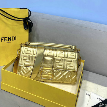フェンディ FENDI F168-D0135JS　2021年最新入荷 バゲット 1997 トップハンドルバッグ 2way 斜め掛け ショルダーバッグ ラムスキン レディースかばん