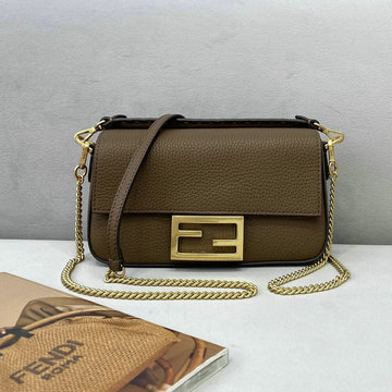 フェンディ FENDI 168-FD306SKF　2021年最新入荷 バゲット トップハンドルバッグ 2way 斜め掛け ショルダーバッグ カーフレザー レディースかばん