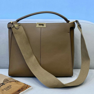フェンディ FENDI 168-FD304KF　2021年最新入荷 ピーカブー エックスライト ミディアム トートバッグ トップハンドルバッグ ハンドバッグ カーフレザー