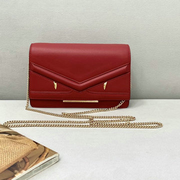 フェンディ FENDI 168-FD1346RD　2021年最新入荷 チェーンウォレット 斜め掛け ショルダーバッグ クロスボディ レディースかばん