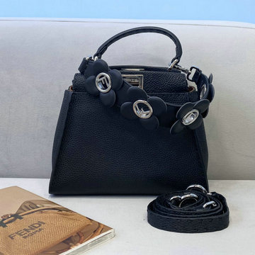 フェンディ FENDI 168-FD2590FBK　2021年最新入荷 ピーカブー トートバッグ トップハンドルバッグ ハンドバッグ 2way 斜め掛け ショルダーバッグ カーフレザー