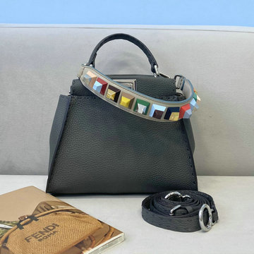 フェンディ FENDI 168-FD2590FSH　2021年最新入荷 ピーカブー トートバッグ トップハンドルバッグ ハンドバッグ 2way 斜め掛け ショルダーバッグ カーフレザー