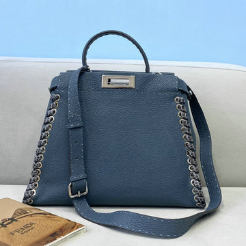 フェンディ FENDI 168-FD5291MSL　2021年最新入荷 ピーカブー トートバッグ トップハンドルバッグ ハンドバッグ 2way 斜め掛け ショルダーバッグ カーフレザー