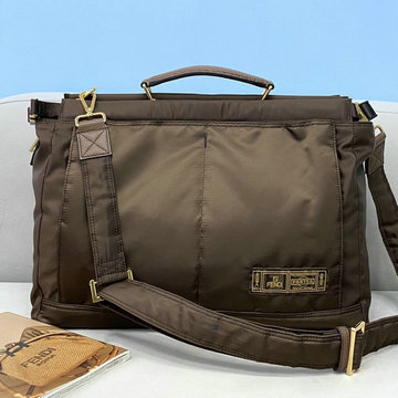 フェンディ FENDI 168-FD7519KF　2021年最新入荷 ピーカブー トートバッグ トップハンドルバッグ ハンドバッグ 2way 斜め掛け ショルダーバッグ ナイロン