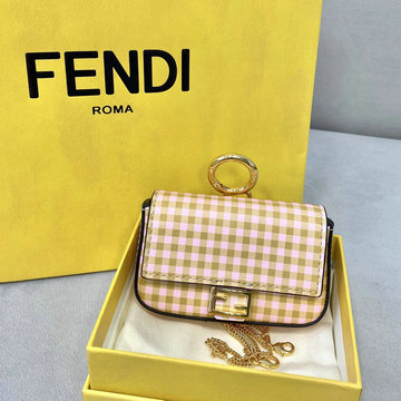 フェンディ FENDI 168-FD8290BX　2021年最新入荷 バゲットポーチ ミニ クラッチバッグ 小銭入れ 短財布 キーケース 手持ちかば