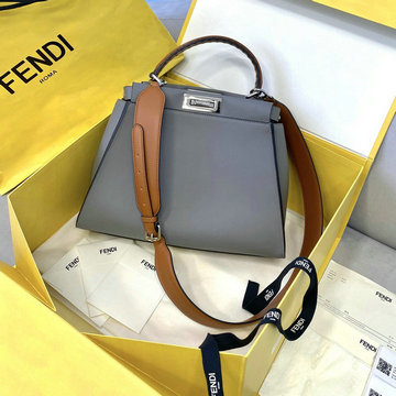 フェンディ FENDI 168-FD8336MHY　2021年最新入荷 ピーカブー トートバッグ トップハンドルバッグ ハンドバッグ 2way 斜め掛け ショルダーバッグ