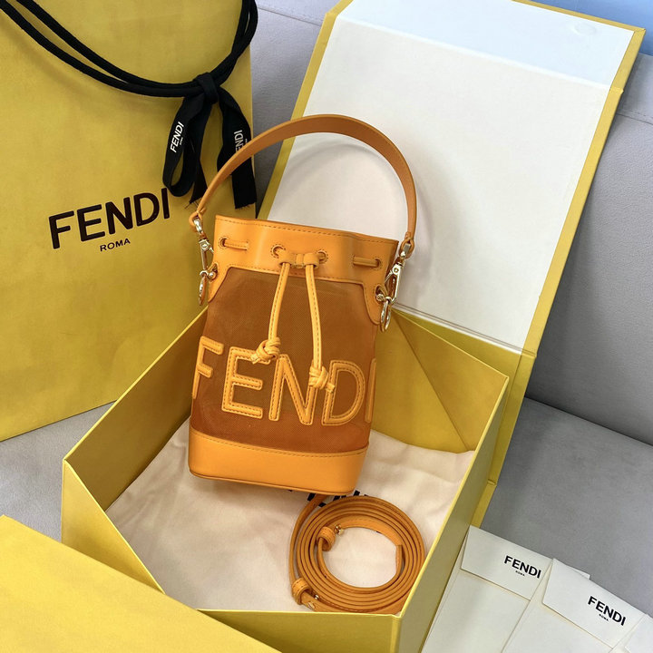 フェンディ FENDI 168-FD8361YL　2021年最新入荷 モン トレゾール バゲットバッグ クロスボディ レディースかばん 斜め掛け ショルダーバッグ