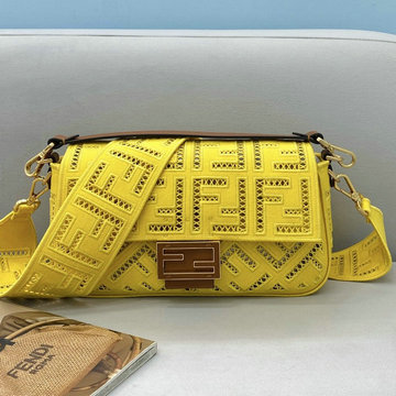 フェンディ FENDI 168-FD8372ALY　2021年最新入荷 バゲット トップハンドルバッグ 2way 斜め掛け ショルダーバッグ カーフレザー レディースかばん