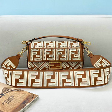 フェンディ FENDI 168-FD8372KTH　2021年最新入荷 バゲット トップハンドルバッグ 2way 斜め掛け ショルダーバッグ カーフレザー レディースかばん