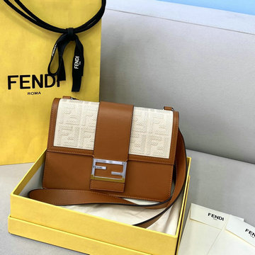 フェンディ FENDI 168-FD8375TH　2021年最新入荷 バゲット トップハンドルバッグ 2way 斜め掛け ショルダーバッグ カーフレザー レディースかばん