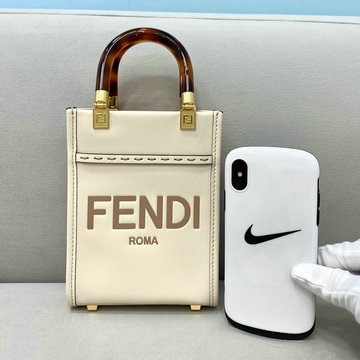 フェンディ FENDI 168-FD8376ABS　2021年最新入荷 サンシャイン ショッパー スモール トップハンドルバッグ トートバッグ 2way ショルダーバッグ