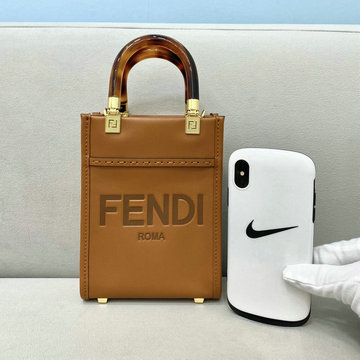 フェンディ FENDI 168-FD8376ATH　2021年最新入荷 サンシャイン ショッパー スモール トップハンドルバッグ トートバッグ 2way ショルダーバッグ