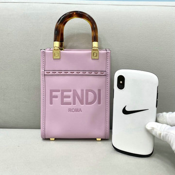 フェンディ FENDI 168-FD8376AZF　2021年最新入荷 サンシャイン ショッパー スモール トップハンドルバッグ トートバッグ 2way ショルダーバッグ