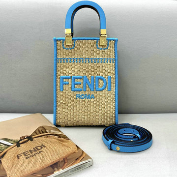 フェンディ FENDI 168-FD8376BTL　2021年最新入荷 サンシャイン ショッパー スモール トップハンドルバッグ トートバッグ 2way ショルダーバッグ