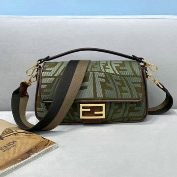 フェンディ FENDI 168-FD8381GL　2021年最新入荷 バゲット トップハンドルバッグ 2way 斜め掛け ショルダーバッグ カーフレザー レディースかばん