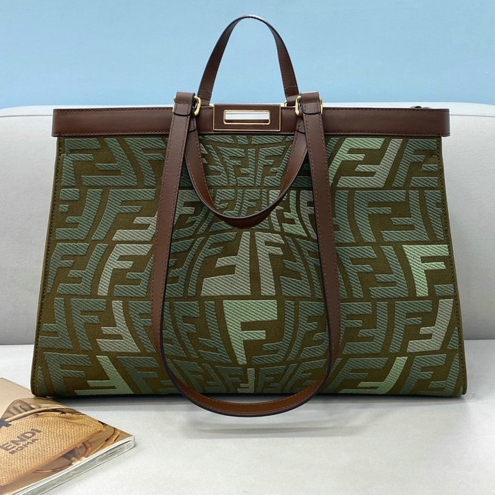 フェンディ FENDI 168-FD8386JG　2021年最新入荷 ショッパー トップハンドルバッグ トートバッグ 2way ショルダーバッグ ショッピングバッグ