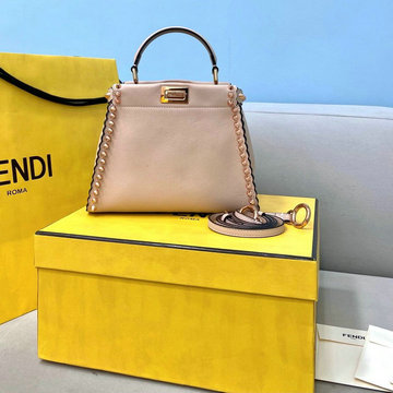 フェンディ FENDI 168-FD9109sQF　2021年最新入荷 ピーカブー トートバッグ トップハンドルバッグ ハンドバッグ 2way 斜め掛け ショルダーバッグ