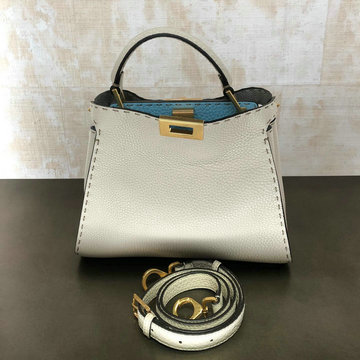 フェンディ FENDI 168-FD31227PBL　2021年最新入荷 ピーカブー トートバッグ トップハンドルバッグ ハンドバッグ 2way 斜め掛け ショルダーバッグ