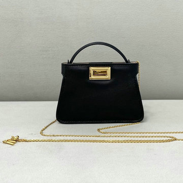 フェンディ FENDI 168-FD8385BK　2021年最新入荷 ピーカブー ミニ トートバッグ トップハンドルバッグ ハンドバッグ カーフレザー