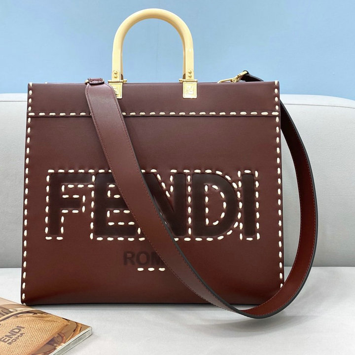 フェンディ FENDI 168-FD80015JH　2021年最新入荷 サンシャイン ミディアム トートバッグ ハンドバッグ トップハンドルバッグ ショッピングバッグ