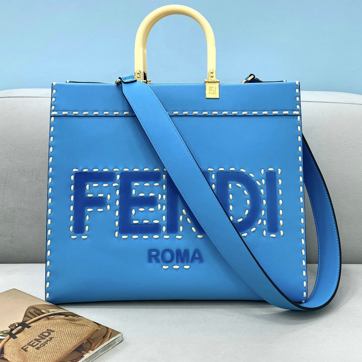 フェンディ FENDI 168-FD80015QL　2021年最新入荷 サンシャイン ミディアム トートバッグ ハンドバッグ トップハンドルバッグ ショッピングバッグ